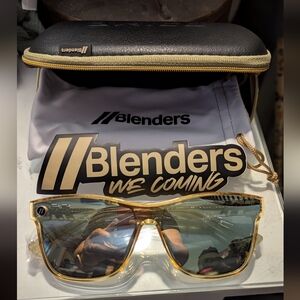 Blenders Sunglasses Dion Sanders Millenia X2 Prime 21- Gold  Polarized New!